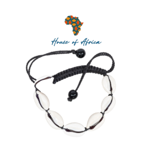 Bracelet en Cauris pour Enfant (Noir) House Of Africa