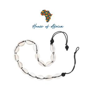 Bracelet en Cauris pour adulte (Noir) House Of Africa