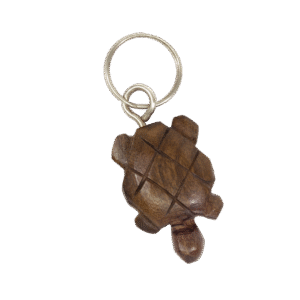 Porte Clé Tortue en Bois